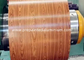 AA3003 3015 H24 হরম কাঠের দানা রঙিন লেপযুক্ত অ্যালুমিনিয়াম কয়েল পিভিডিএফ লেপযুক্ত অ্যালুমিনিয়াম উত্পাদনের জন্য ছাদ