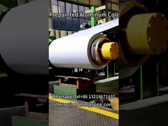 রঙিন লেপযুক্ত অ্যালুমিনিয়াম কয়েল উৎপাদন