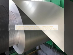 Cladguard 3003অ্যালুমিনিয়াম খাদ-2.5mm/2000mm ফ্লুরোকার্বন পর্দা দেয়াল আলংকারিক অ্যালুমিনিয়াম প্যানেল