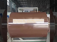 3003 অ্যালুমিনিয়াম খাদ - 2.5 মিমি / 2000 মিমি ফ্লোরোকার্বন পর্দা প্রাচীর আলোকসজ্জা অ্যালুমিনিয়াম প্লেট