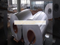 হালকা ওজনের জাহাজের কেবিন সজ্জা জন্য মেরিনলাইট 5083 অ্যালুমিনিয়াম ফয়েল (0.8 মিমি / 1200 মিমি)