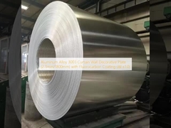 অ্যালুমিনিয়াম খাদ 3003 ফ্লোরোকার্বন লেপ সহ পর্দা প্রাচীর সজ্জা প্লেট (2.3 মিমি/1800 মিমি) (ΔE≤1.0)