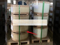 Alloy3105 0.30*185mm অ্যান্টি-স্ক্র্যাচ PE পেইন্ট প্রি-পেইন্টেড অ্যালুমিনিয়াম স্ট্রিপ রোলিং শাটার ডোর কার্টেন তৈরির উদ্দেশ্যে