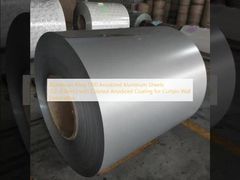 অ্যালুমিনিয়াম অ্যালোয় 1100 অ্যানোডাইজড অ্যালুমিনিয়াম শীট (1.2-22.0 মিমি) পর্দার প্রাচীর সজ্জা জন্য রঙিন অ্যানোডাইজড লেপ সহ