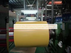 অ্যালুমিনিয়াম অ্যালোয় 1050 ব্রাশ অ্যালুমিনিয়াম শীট (0.6–1.2 মিমি × 1150 মিমি) স্থগিত সিলিং প্যানেলের জন্য পিভিডিএফ লেপ সহ