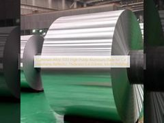 অ্যালুমিনিয়াম অ্যালোয় 1070 উচ্চ-বিশুদ্ধতা গাড়ী হেডল্যাম্প রিফ্লেক্টর, বেধ 0.4–0.8 মিমি, মিরর পালিশের জন্য অ্যালুমিনিয়াম প্লেট