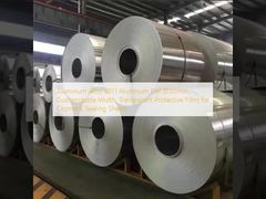 কসমেটিক সিলিং শীটের জন্য অ্যালুমিনিয়াম অ্যালয় 8011 অ্যালুমিনিয়াম ফয়েল (0.02 মিমি, কাস্টমাইজযোগ্য প্রস্থ, স্বচ্ছ প্রতিরক্ষামূলক ফিল্ম)