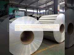 কসমেটিক সিলিং শীটের জন্য অ্যালুমিনিয়াম অ্যালয় 8011 অ্যালুমিনিয়াম ফয়েল (0.02 মিমি, কাস্টমাইজযোগ্য প্রস্থ, স্বচ্ছ প্রতিরক্ষামূলক ফিল্ম)