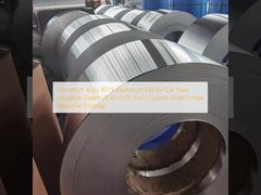 গাড়ির তাপ নিরোধক শীটগুলির জন্য অ্যালুমিনিয়াম অ্যালয় 8079 অ্যালুমিনিয়াম ফয়েল (0.02–0.05 মিমি | কাস্টম প্রস্থ | তাপ প্রতিফলিত আবরণ)