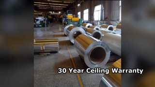 3003 অ্যালুমিনিয়াম সিলিং শীট 30 বছরের ওয়ারেন্টি