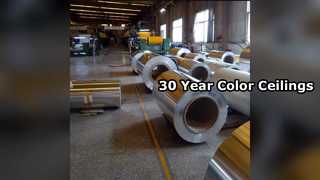 30 বছরের রঙিন অ্যালুমিনিয়াম সিলিং প্যানেল