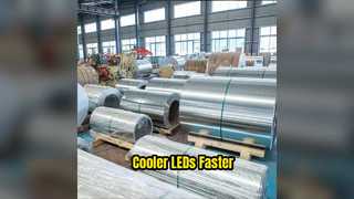 1060 অ্যালুমিনিয়াম কয়েল LED তাপ সিঙ্ক সমাধান