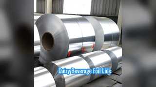 দুগ্ধ পানীয় ঢাকনা জন্য প্রো গ্রেড অ্যালুমিনিয়াম ফয়েল