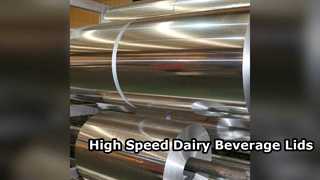 8011 অ্যালুমিনিয়াম ফয়েল দুগ্ধ পানীয় ঢাকনা সিল সতেজতা