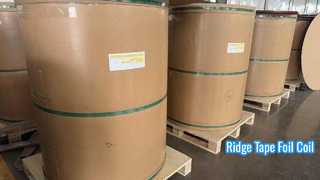 রিজ টেপ ফয়েল কয়েল 0.10 মিমি 45 মিমি চওড়া প্রিপেইন্টেড অ্যালুমিনিয়াম
