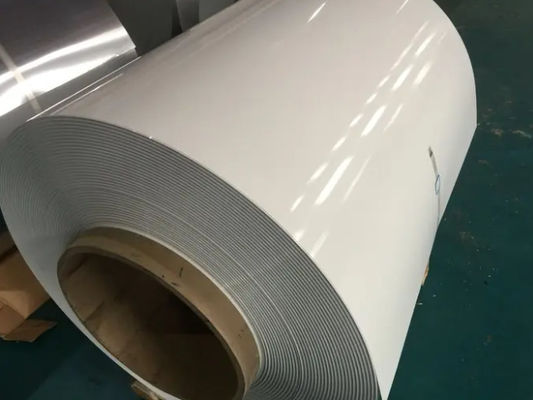 0.55mm বেধ খাদ3105 H24 24 গজ প্যাটিও কভার জন্য PVDF পেইন্ট সঙ্গে প্রি-পেইন্ট অ্যালুমিনিয়াম কয়েল