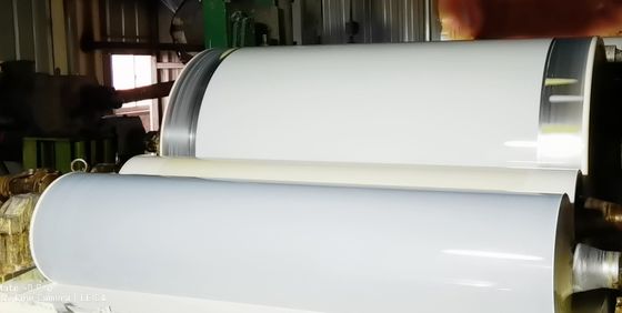 AA3105 H24 high Glossy White Color 26 Gauge 0.45mm Thick 300mm Wide Prepainted Aluminum Coil Used For Rain Gutter Making