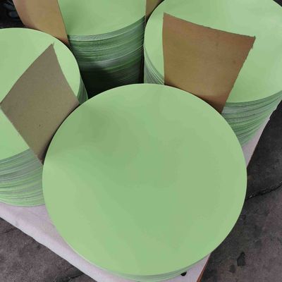 Alloy1100 টেম্পার HO গভীর অঙ্কন 0.70 X 390mm ব্যাস উচ্চ চকচকে আঁকা অ্যালুমিনিয়াম ডিস্ক / রান্নাঘরের পাত্রের জন্য চেনাশোনা