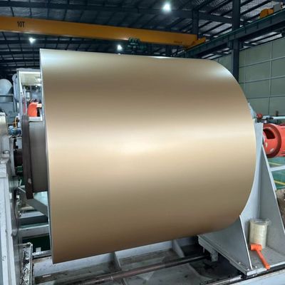 অ্যালোয় 3105 0.23 * 167mm অ্যান্টি স্ক্র্যাচ পিই পেইন্ট রোলিং শাটার দরজা পর্দা তৈরির জন্য প্রাক পেইন্ট অ্যালুমিনিয়াম স্ট্রিপ