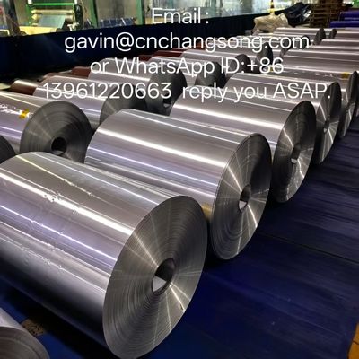 A8011 0.6mm/1250mm নমনীয় প্যাকেজিং জন্য সুবিধাজনক এবং টেকসই রঙিন অ্যালুমিনিয়াম ফয়েল