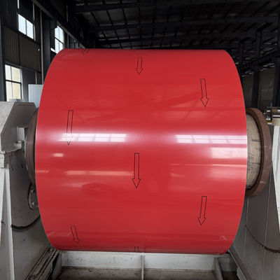 PE লেপ 0.5mm বেধ প্রিপেইন্ট অ্যালুমিনিয়াম কয়েল ছাদ শীট গঠনের জন্য ব্যবহৃত