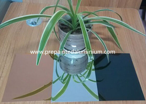 86% রিফ্লেক্টিভ হাই গ্লস অ্যালয় 1085 পুরুত্ব 0.50 মিমি মিরর ফিনিশ অ্যালুমিনিয়াম শিট গোল্ড কালার হোম ডেকোরেশন প্যানেলের জন্য ব্যবহৃত