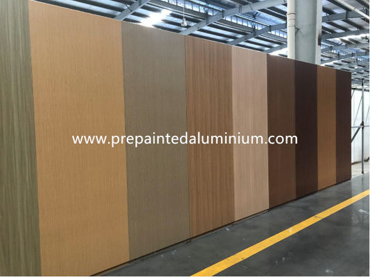 Wooden Pattern Designed PPAL Color Coated Aluminum Coil Pre-Painted Aluminium For Roofing And Wall